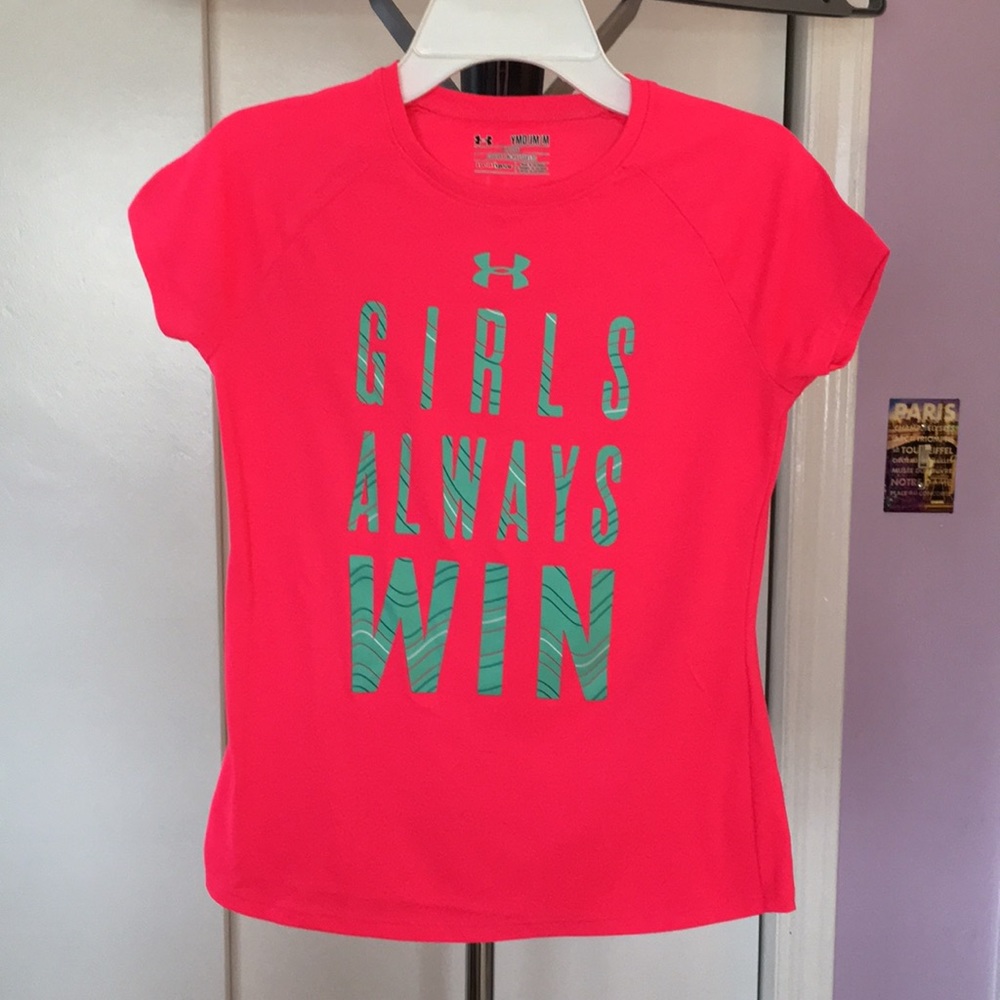 Girl’s Pink Under Armour Shirt